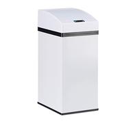 Relaxdays Poubelle capteur, couvercle automatique