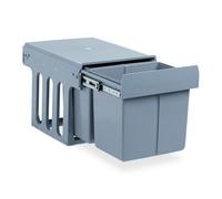 Relaxdays Poubelle de cuisine 2 x 15 litres