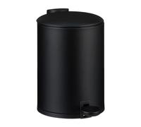 Relaxdays Poubelle de salle de bain 3 litres
