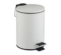 Relaxdays Poubelle de salle de bain 3 litres