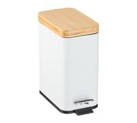 Relaxdays Poubelle de salle de bain 5 litres