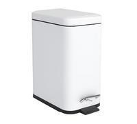 Relaxdays Poubelle de bain 5 l Softclose