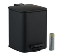 Relaxdays Poubelle de salle de bain 6 litres