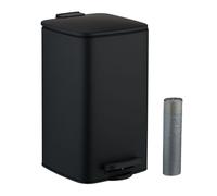 Relaxdays Poubelle de salle de bain 8 litres