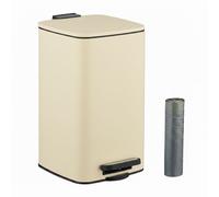 Relaxdays Poubelle de salle de bain 8 litres
