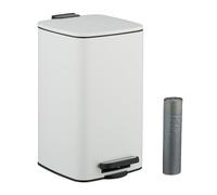Relaxdays Poubelle de salle de bain 8 litres