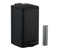 Relaxdays Poubelle de salle de bain 8 litres