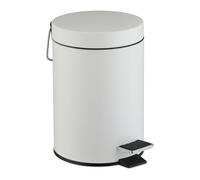 Relaxdays Poubelle de salle de bain 3 litres