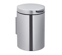 Relaxdays Poubelle de salle de bain murale 3 l