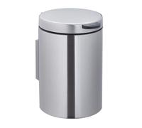 Relaxdays Poubelle de salle de bain murale 3 l