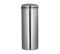 Relaxdays Poubelle en inox 50 litres bac à ordures