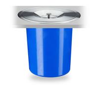 Relaxdays Poubelle plan de travail 5 litres