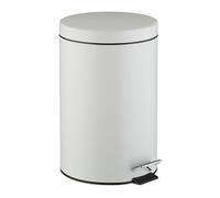 Relaxdays Poubelle de salle de bain 20 litres