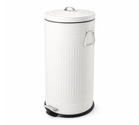 Relaxdays Poubelle rétro 30 l