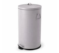 Relaxdays Poubelle rétro 40 litres