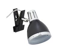 Relaxdays Projecteur clipsable retro noir