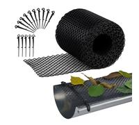 Relaxdays Protection anti-feuilles gouttières, 6 m