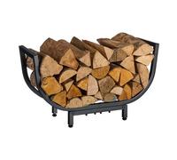 Relaxdays Rack à bois au design élégant