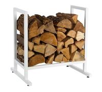Relaxdays Rack à bois moderne en métal