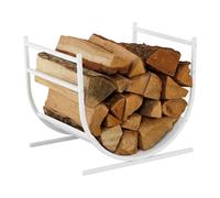 Relaxdays Rack à bois moderne en U