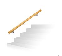 Relaxdays Rampe d’escalier en bois