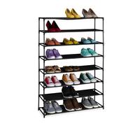 Relaxdays Range-chaussures niveaux en tissu