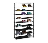 Relaxdays Range-chaussures niveaux en tissu
