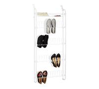 Relaxdays Range-chaussures portes pour 12 paires