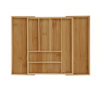 Relaxdays Range-couvert bambou extensible