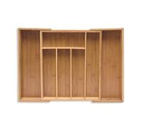 Relaxdays Range-couvert haut bambou extensible