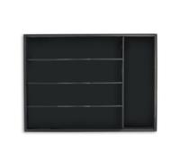 Relaxdays Range-couverts 5 compartiments