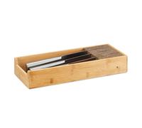Relaxdays Range-couverts en bambou