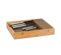 Relaxdays Range-couverts en bambou