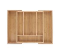 Relaxdays Range-couverts extensible bambou cuisine