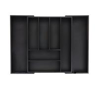 Relaxdays Range-couverts extensible en bambou