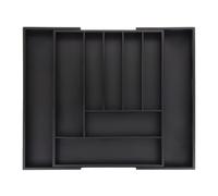 Relaxdays Range-couverts extensible en bambou
