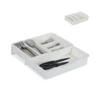 Relaxdays Range-couverts extensible pour tiroirs
