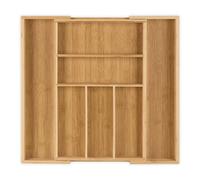 Relaxdays Range-Couverts organiseur Tiroir bambou
