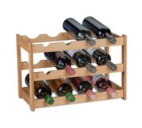 Relaxdays Rangement 12 bouteilles de vin