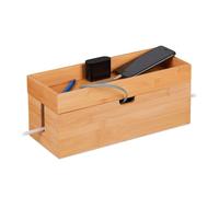 Relaxdays Rangement câbles bambou