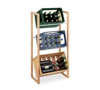 Relaxdays Rangement caisses boissons pour 3 bacs
