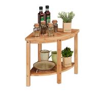Relaxdays Rangement d’angle cuisine bambou