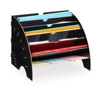 Relaxdays Rangement documents avec 6 compartiments