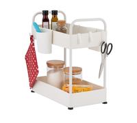 Relaxdays Rangement sous évier avec 2 niveaux