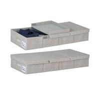Relaxdays Rangement sous lit en lot de 2
