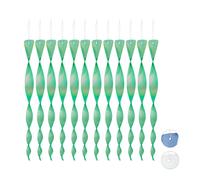 Relaxdays Répulsif d'oiseaux jeu de 120 vert