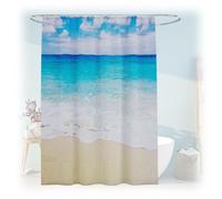 Relaxdays Rideau de douche 180 x 200 cm