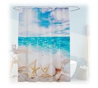 Relaxdays Rideau de douche 180 x 200 cm