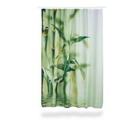 Relaxdays Rideau de douche motif bambou polyestere
