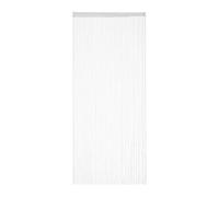 Relaxdays Rideau de fils blanc en lot de 5